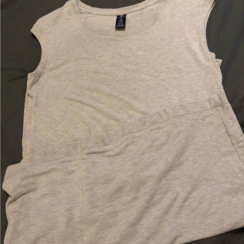 Active Life Light Gray-Purple Sleeveless Active Dress